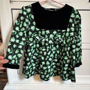 SnoPea 12 mo baby girl dress perfume bottles velour